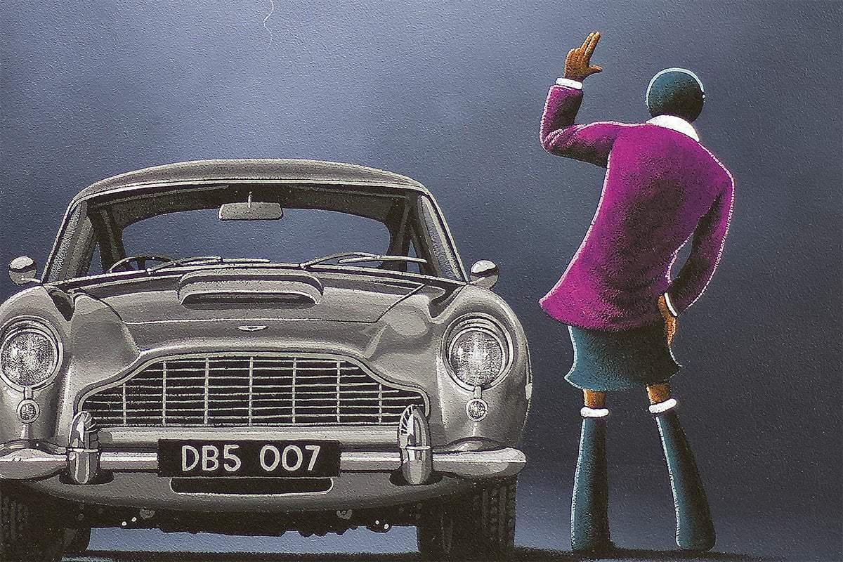 Mr and Mrs Gold Fingers - Original - SOLD by artist David Renshaw - Wyecliffe Galleries