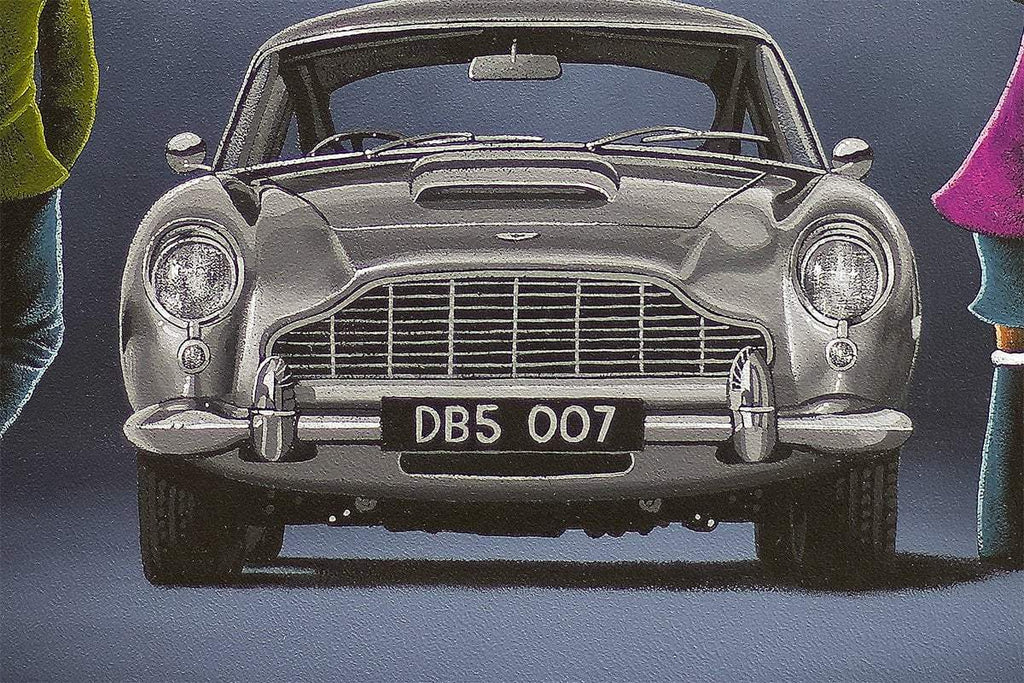 Mr and Mrs Gold Fingers - Original - SOLD by artist David Renshaw - Wyecliffe Galleries