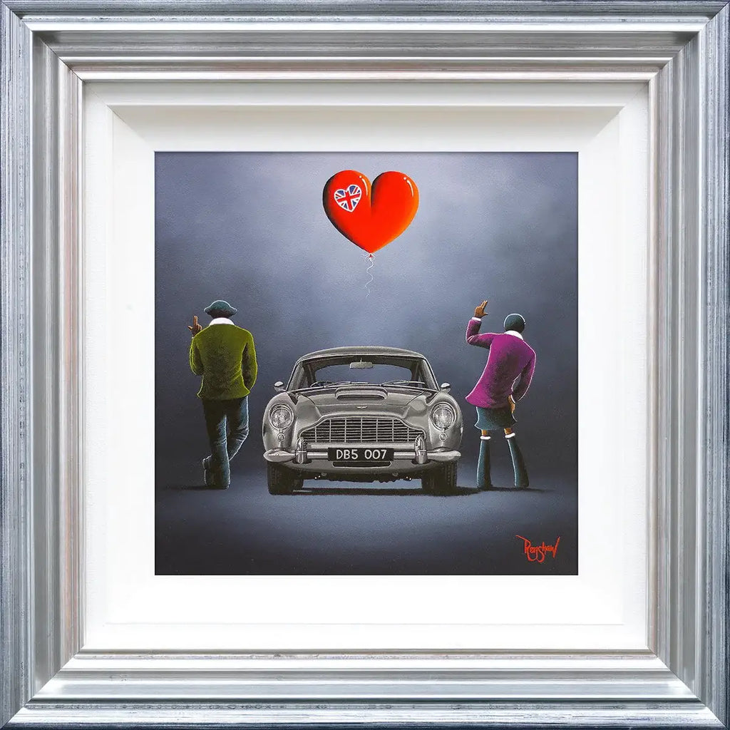 Mr and Mrs Gold Fingers - Original - SOLD by artist David Renshaw - Wyecliffe Galleries