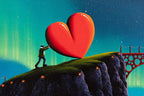 My Heart Is, And Always Will Be, Yours - Original - SOLD by artist David Renshaw - Wyecliffe Galleries