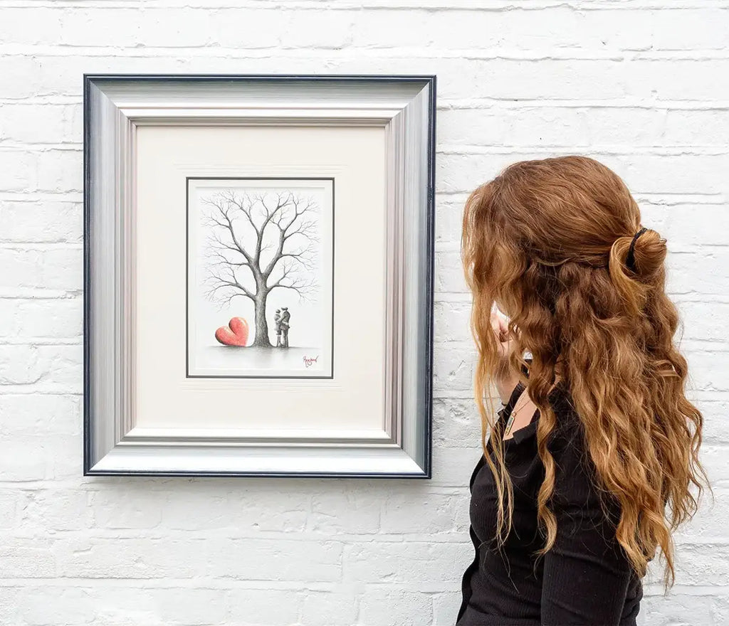 Natures Love - Original Sketch - SOLD by artist David Renshaw - Wyecliffe Galleries