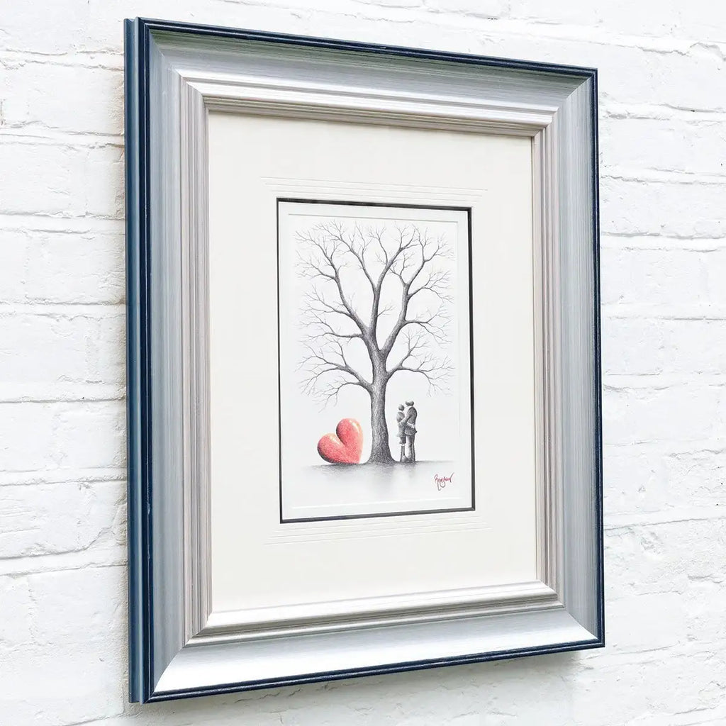 Natures Love - Original Sketch - SOLD by artist David Renshaw - Wyecliffe Galleries