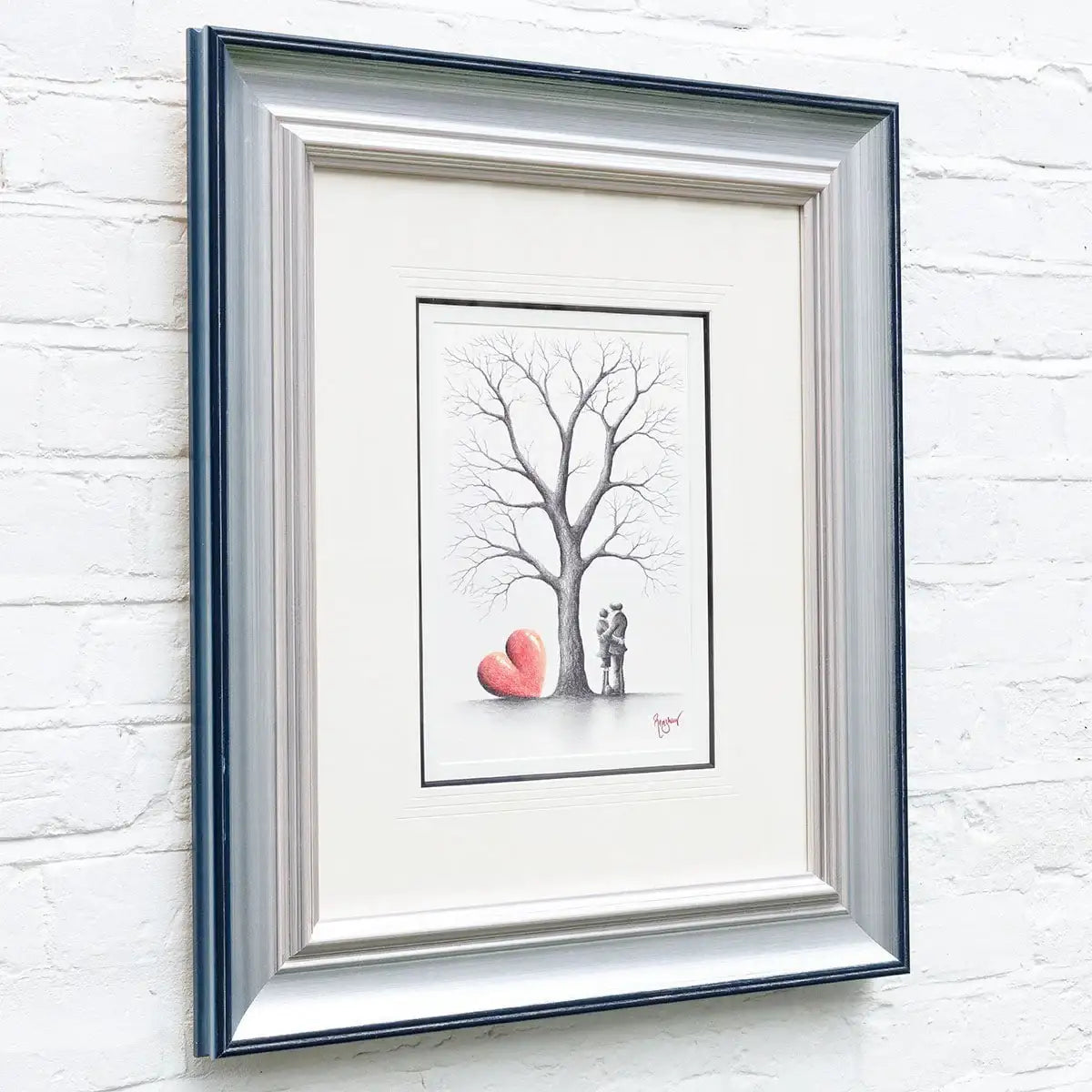 Natures Love - Original Sketch - SOLD by artist David Renshaw - Wyecliffe Galleries