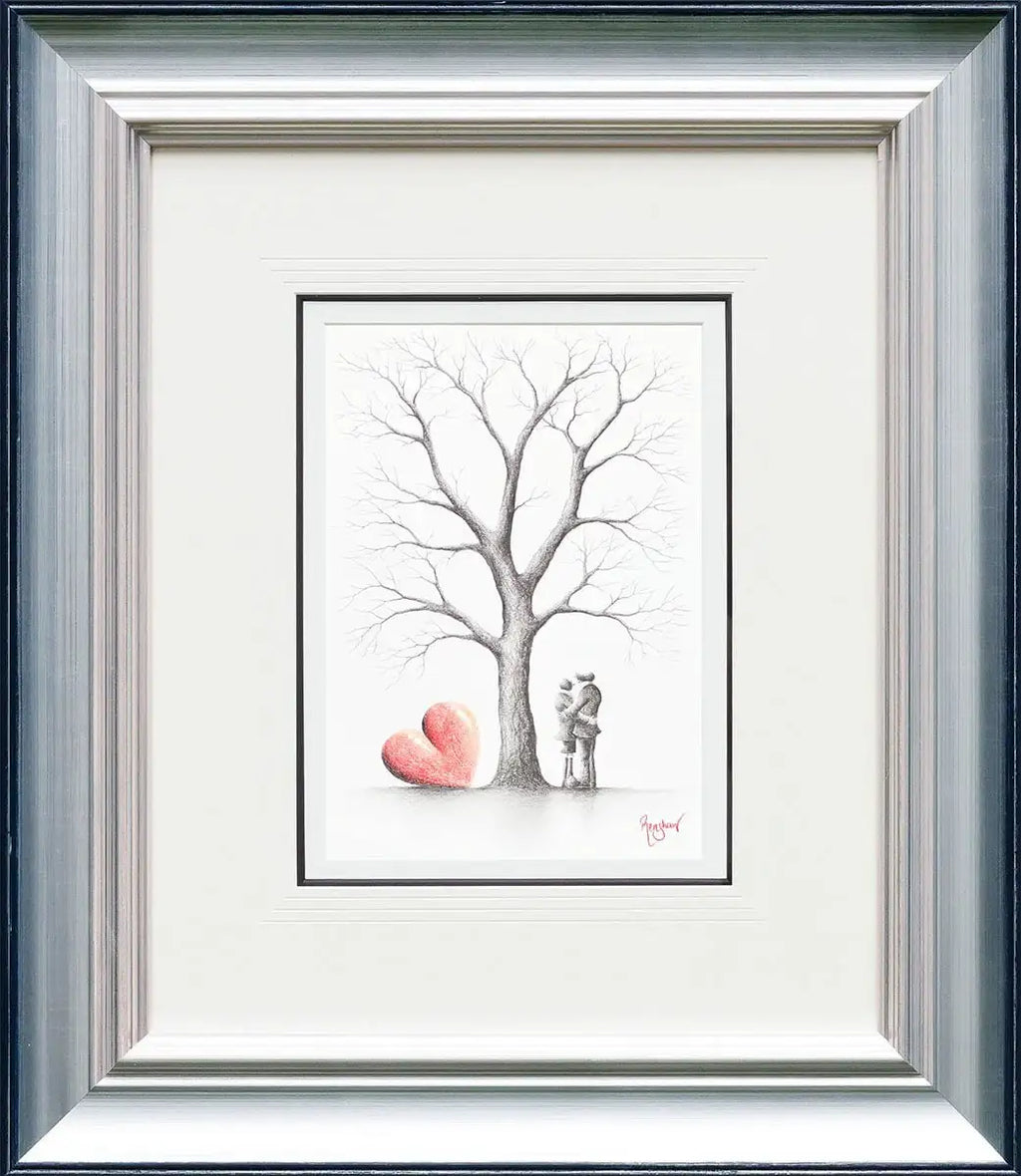 Natures Love - Original Sketch - SOLD by artist David Renshaw - Wyecliffe Galleries