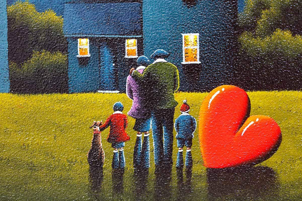Neighbourhood Nights - Original by artist David Renshaw - Wyecliffe Galleries