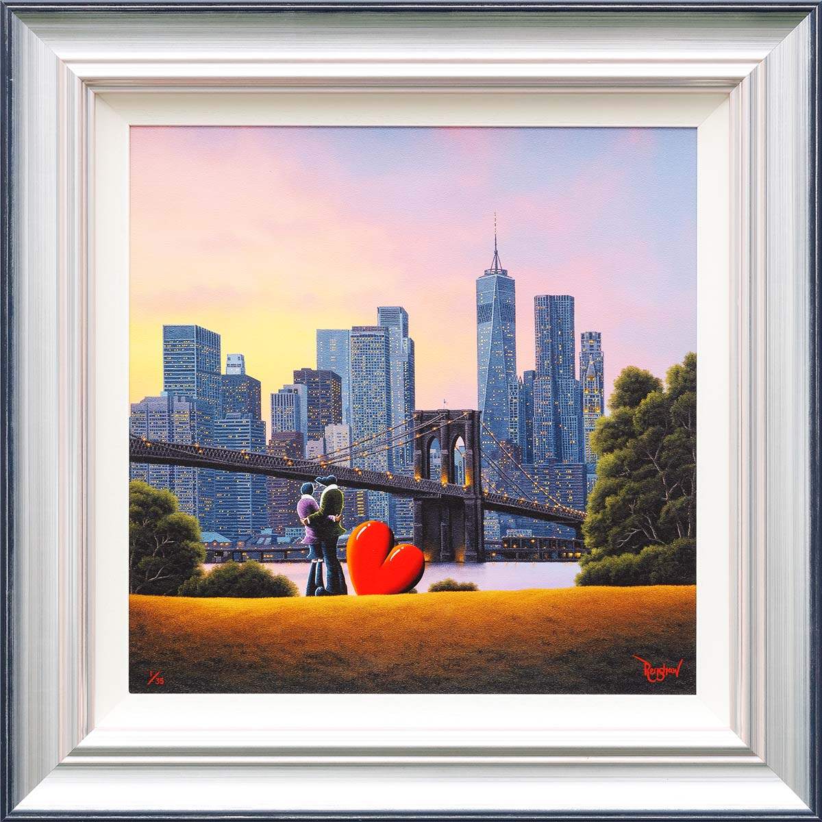 New York City Lights - Boutique Edition by artist David Renshaw - Wyecliffe Galleries