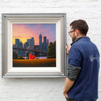 New York City Lights - Original - SOLD by artist David Renshaw - Wyecliffe Galleries