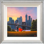 New York City Lights - Original - SOLD by artist David Renshaw - Wyecliffe Galleries
