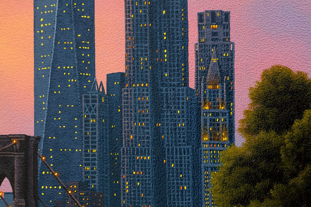 New York City Lights - Original - SOLD David Renshaw Original