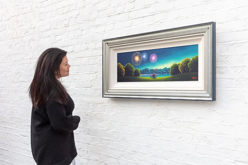 Night-Time Magic - Original - SOLD by artist David Renshaw - Wyecliffe Galleries