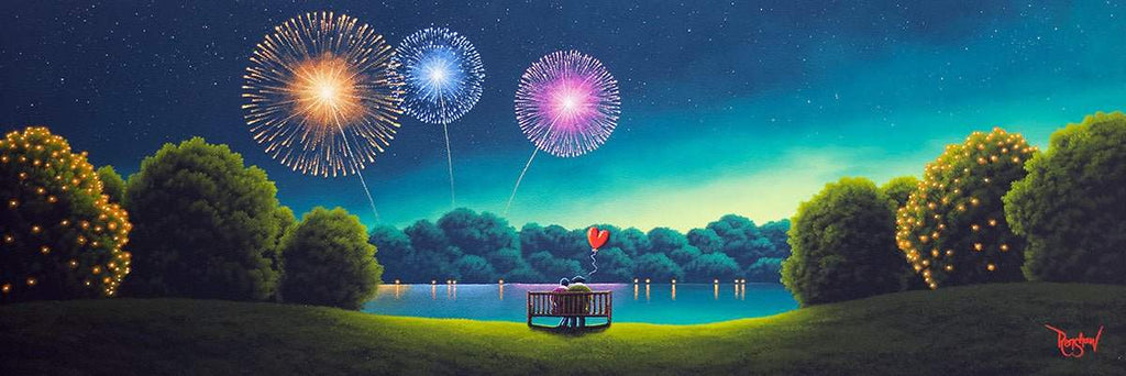 Night-Time Magic - Original - SOLD by artist David Renshaw - Wyecliffe Galleries