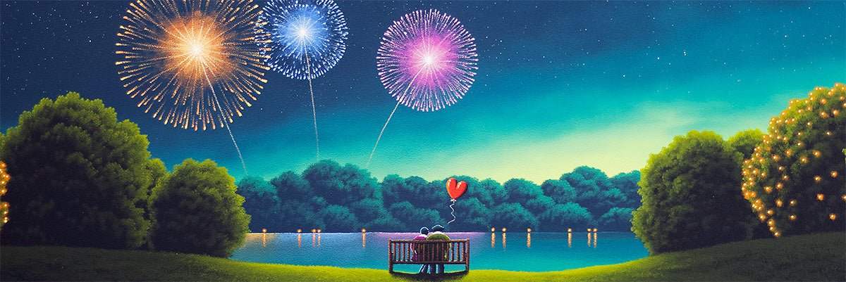 Night-Time Magic - Original - SOLD by artist David Renshaw - Wyecliffe Galleries