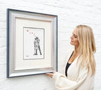 Nobody Puts Doris In The Corner! - Original Sketch - SOLD by artist David Renshaw - Wyecliffe Galleries