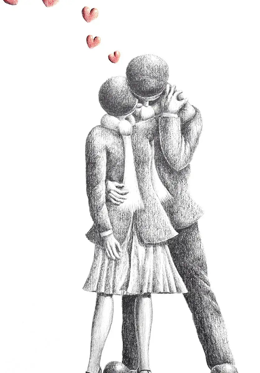 Nobody Puts Doris In The Corner! - Original Sketch - SOLD by artist David Renshaw - Wyecliffe Galleries