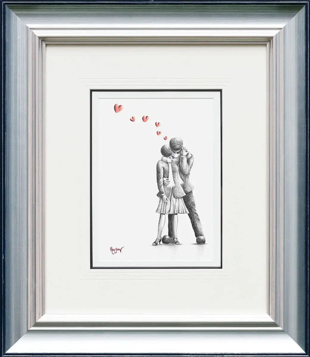 Nobody Puts Doris In The Corner! - Original Sketch - SOLD by artist David Renshaw - Wyecliffe Galleries