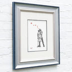 Nobody Puts Doris In The Corner! - Original Sketch - SOLD by artist David Renshaw - Wyecliffe Galleries