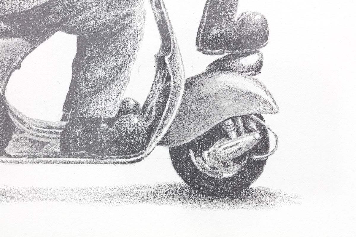 Northern Holiday - Original Sketch - SOLD by artist David Renshaw - Wyecliffe Galleries