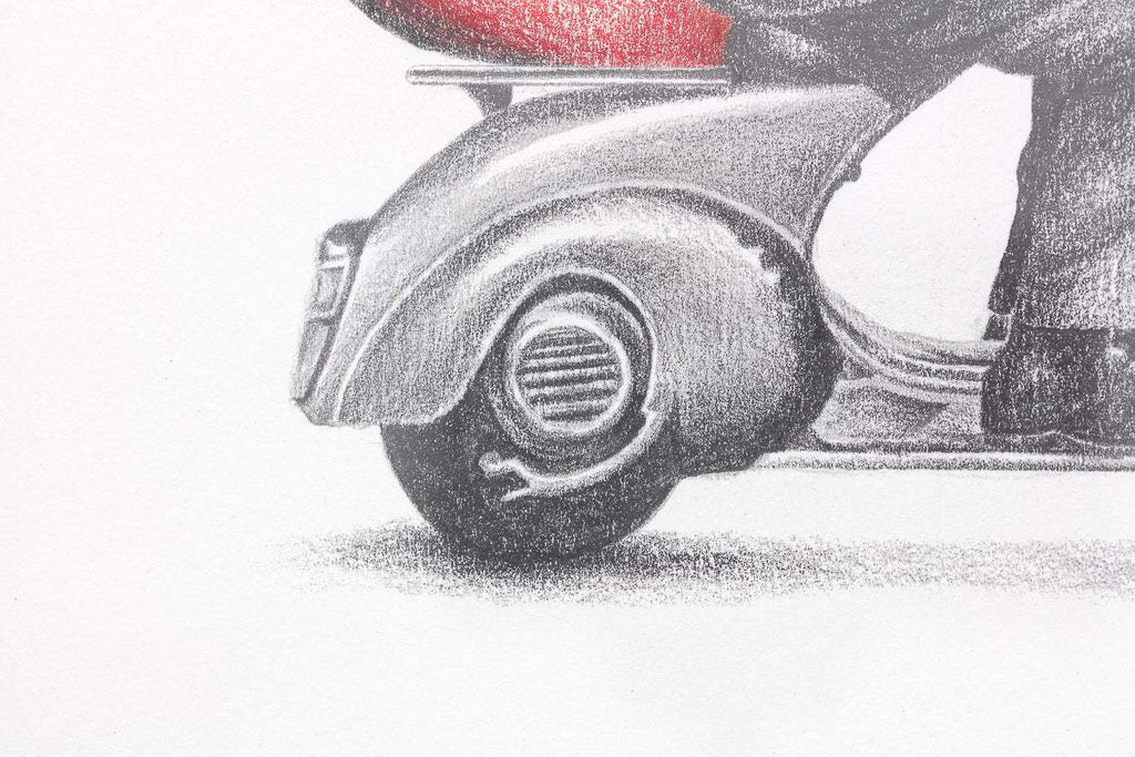 Northern Holiday - Original Sketch - SOLD by artist David Renshaw - Wyecliffe Galleries