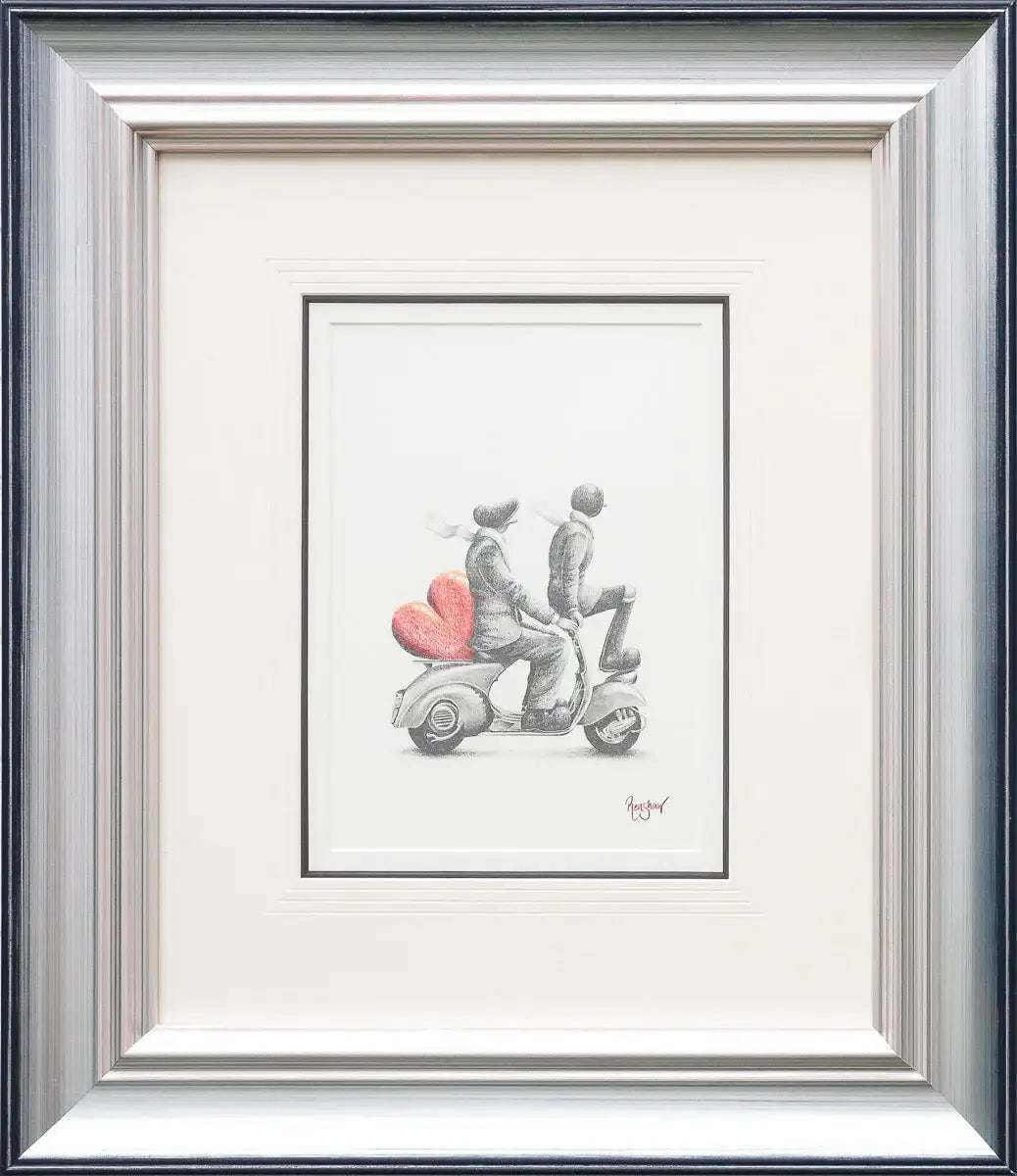 Northern Holiday - Original Sketch - SOLD by artist David Renshaw - Wyecliffe Galleries