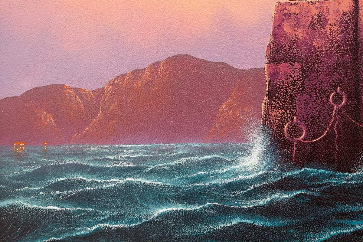 Ocean Lovers - Original - SOLD by artist David Renshaw - Wyecliffe Galleries