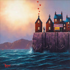 Ocean Lovers - Original - SOLD by artist David Renshaw - Wyecliffe Galleries