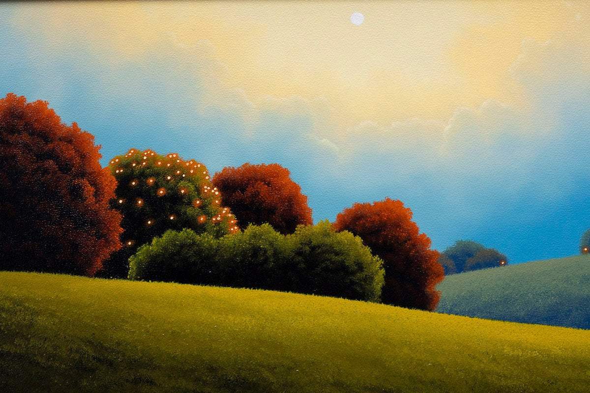On The Path To Love - Original by artist David Renshaw - Wyecliffe Galleries