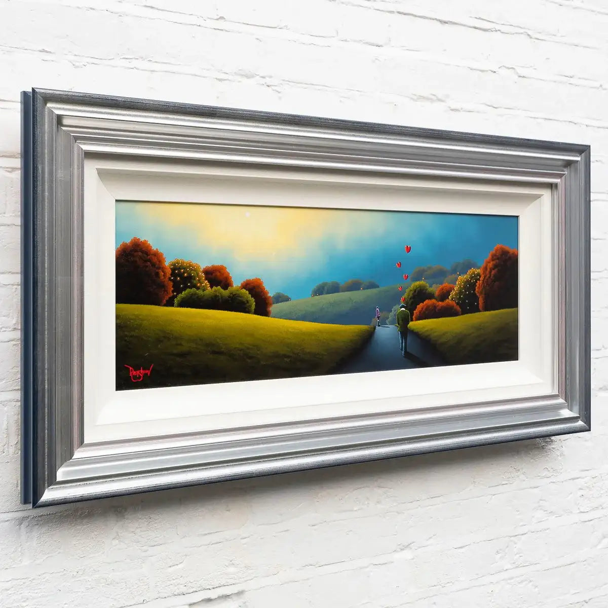 On The Path To Love - Original by artist David Renshaw - Wyecliffe Galleries