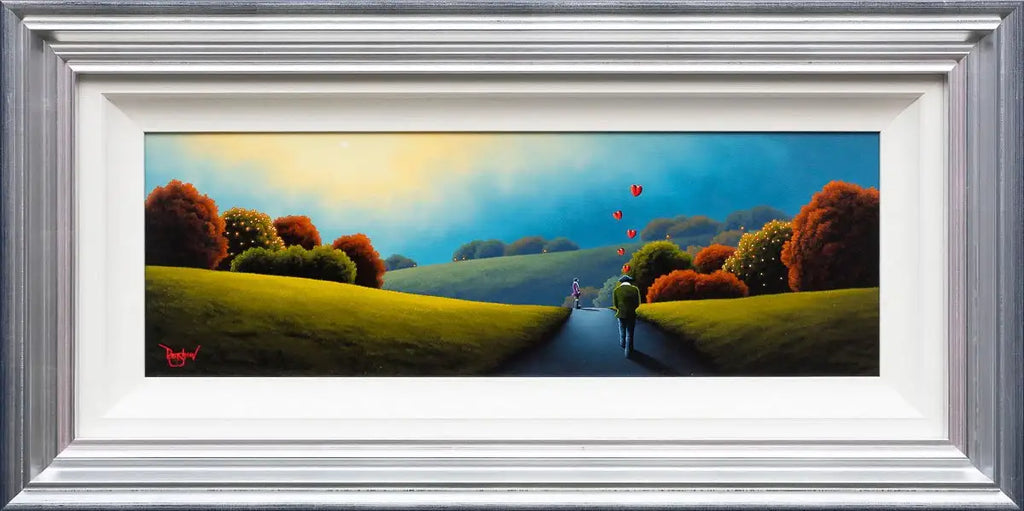 On The Path To Love - Original by artist David Renshaw - Wyecliffe Galleries