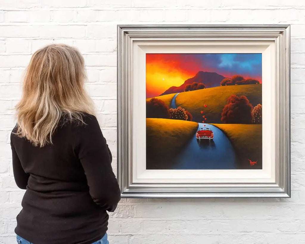On The Road To Love - Original - SOLD by artist David Renshaw - Wyecliffe Galleries