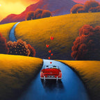 On The Road To Love - Original - SOLD by artist David Renshaw - Wyecliffe Galleries