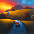 On The Road To Love - Original - SOLD by artist David Renshaw - Wyecliffe Galleries