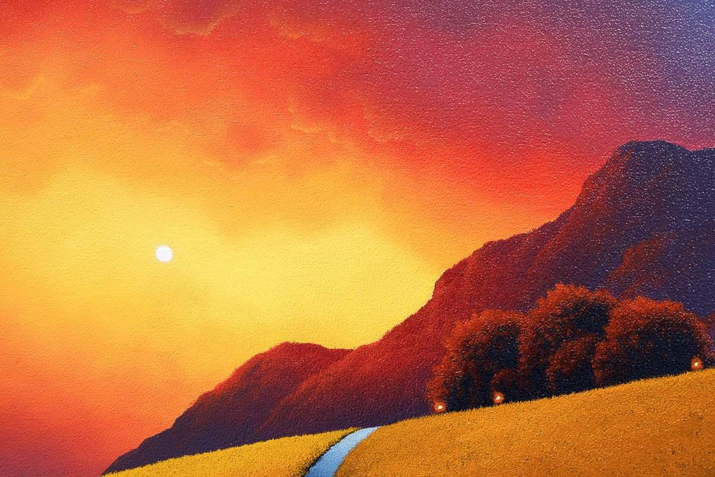 On The Road To Love - Original - SOLD by artist David Renshaw - Wyecliffe Galleries