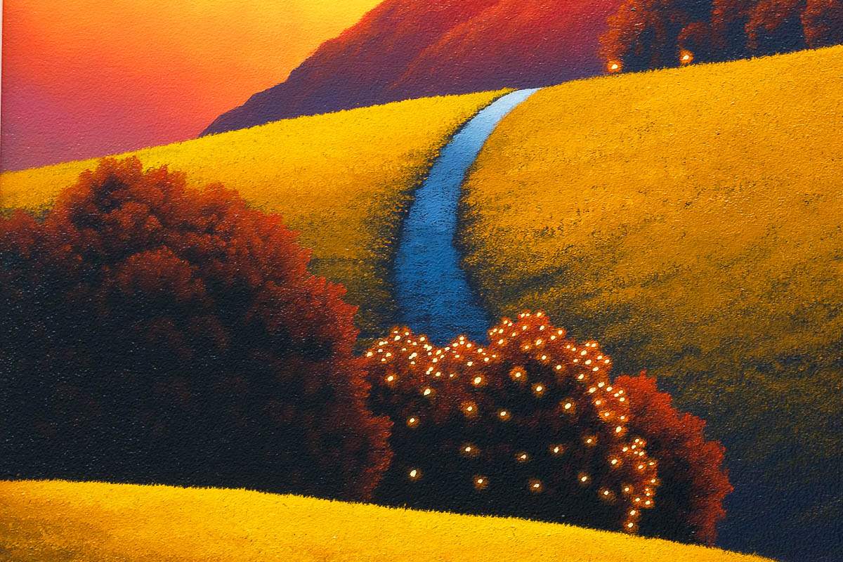 On The Road To Love - Original - SOLD by artist David Renshaw - Wyecliffe Galleries