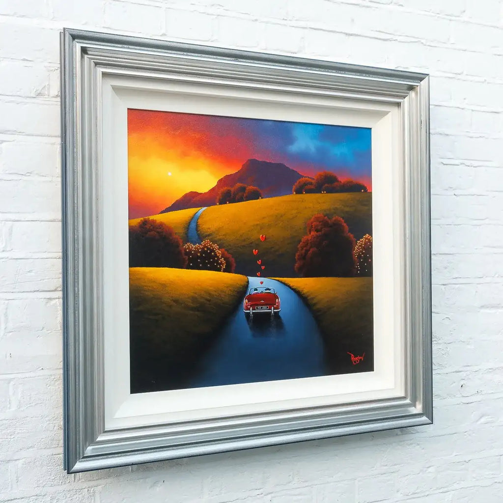 On The Road To Love - Original - SOLD by artist David Renshaw - Wyecliffe Galleries