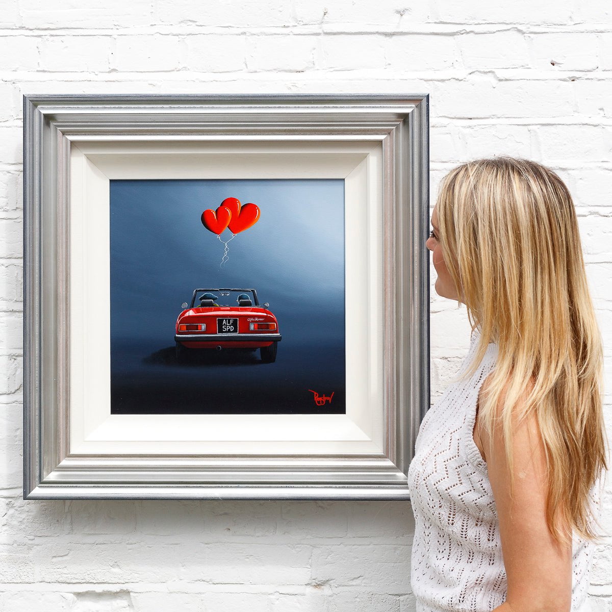 On The Road With You - Original David Renshaw Framed
