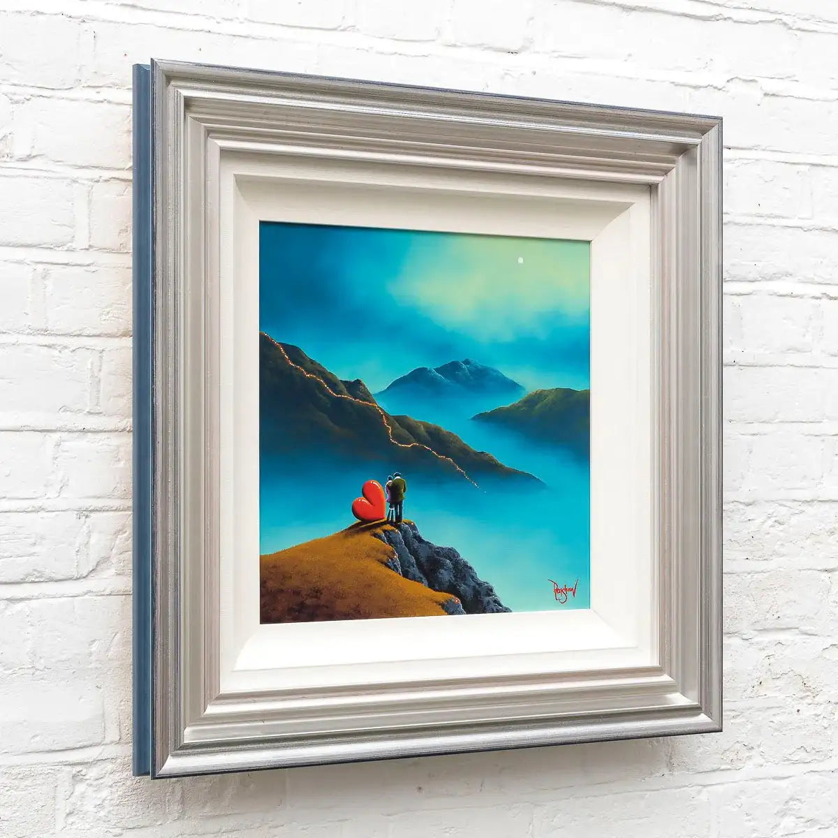 On Top Of The World - Original - SOLD by artist David Renshaw - Wyecliffe Galleries