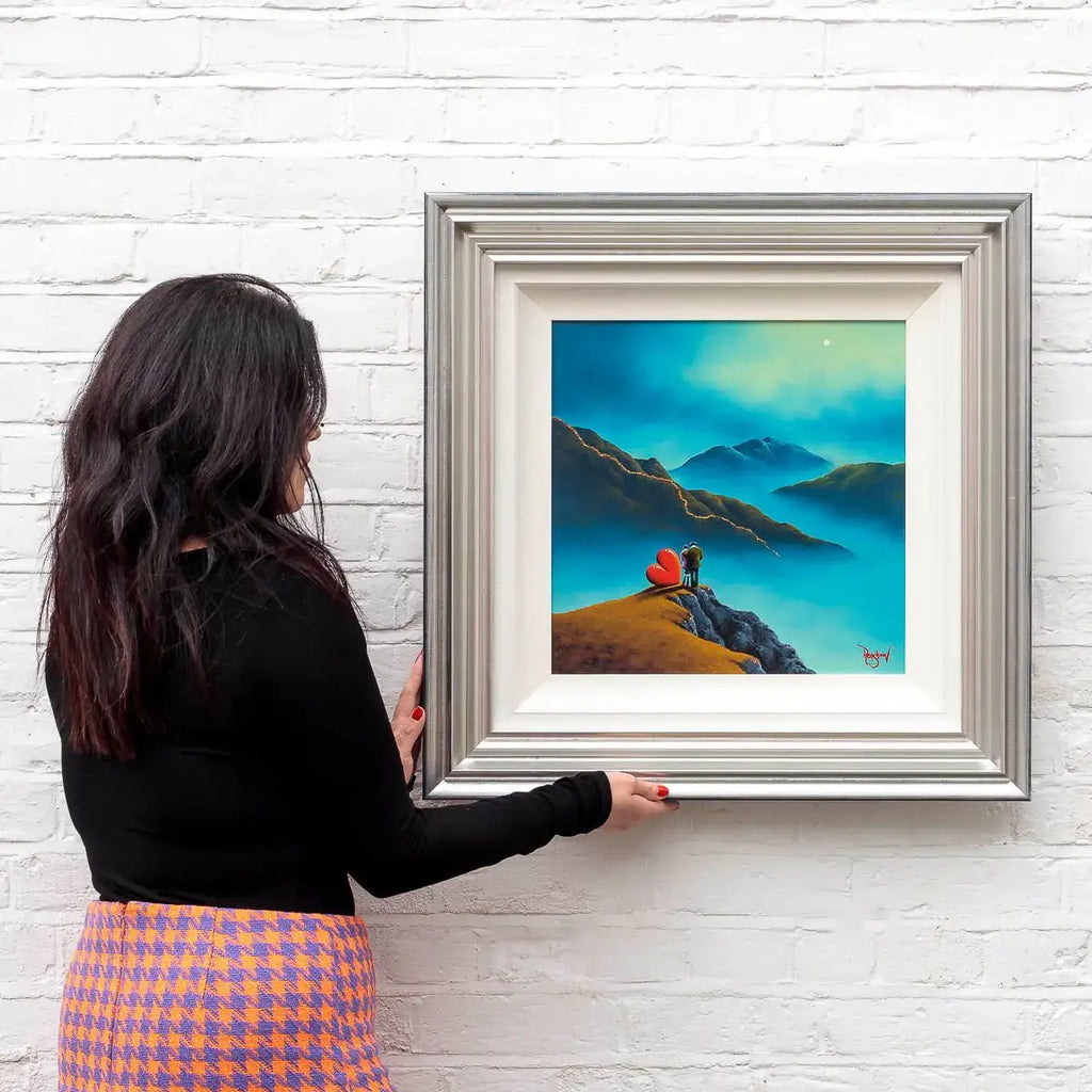On Top Of The World - Original - SOLD by artist David Renshaw - Wyecliffe Galleries