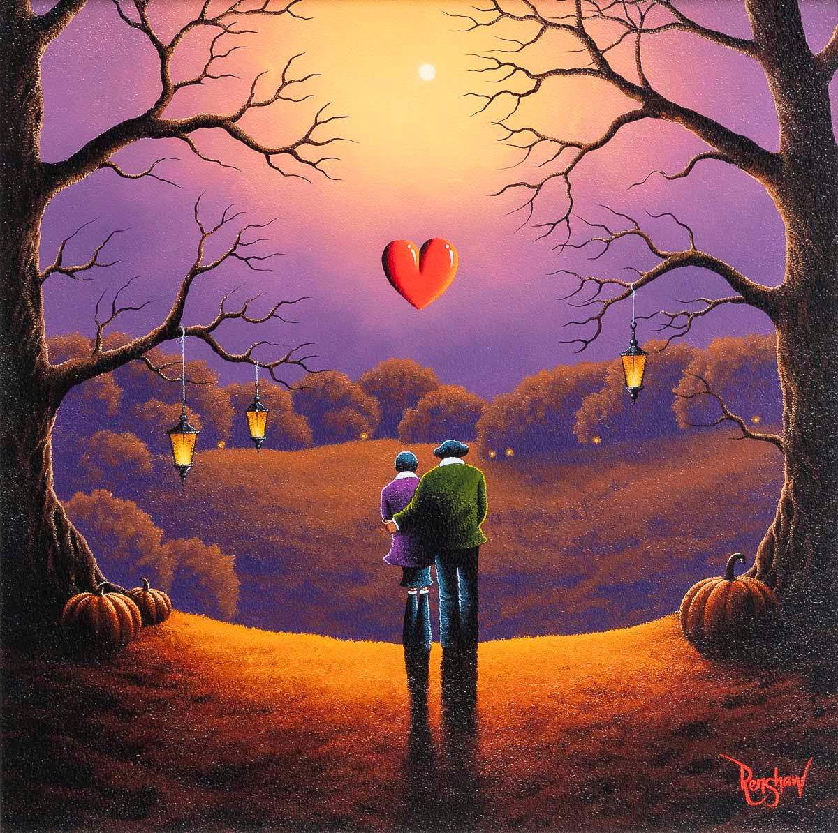 Only Light, Only Love - Original - SOLD by artist David Renshaw - Wyecliffe Galleries