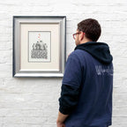 Our Family Time - Original Sketch by artist David Renshaw - Wyecliffe Galleries