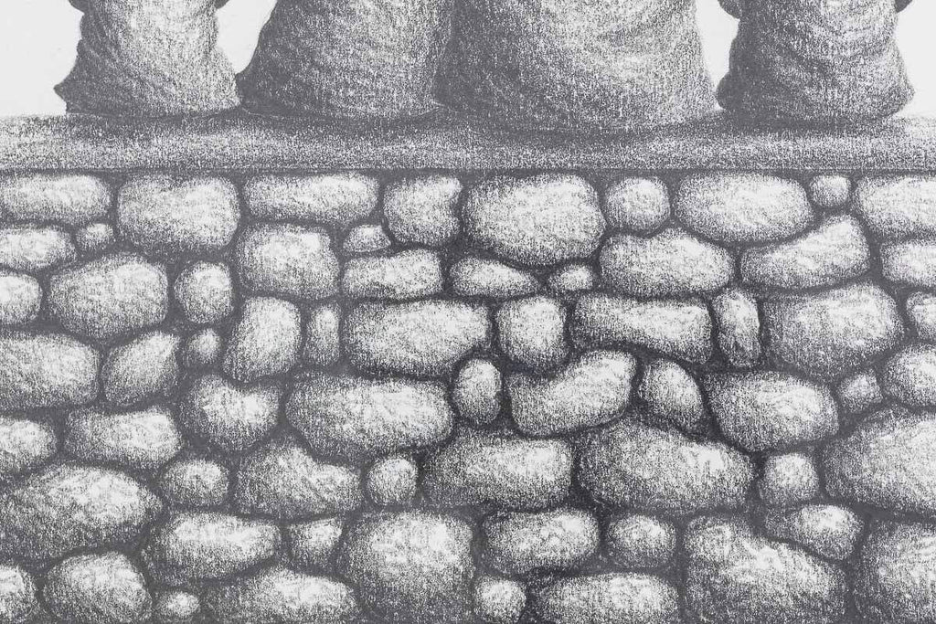 Our Family Time - Original Sketch by artist David Renshaw - Wyecliffe Galleries