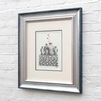 Our Family Time - Original Sketch by artist David Renshaw - Wyecliffe Galleries