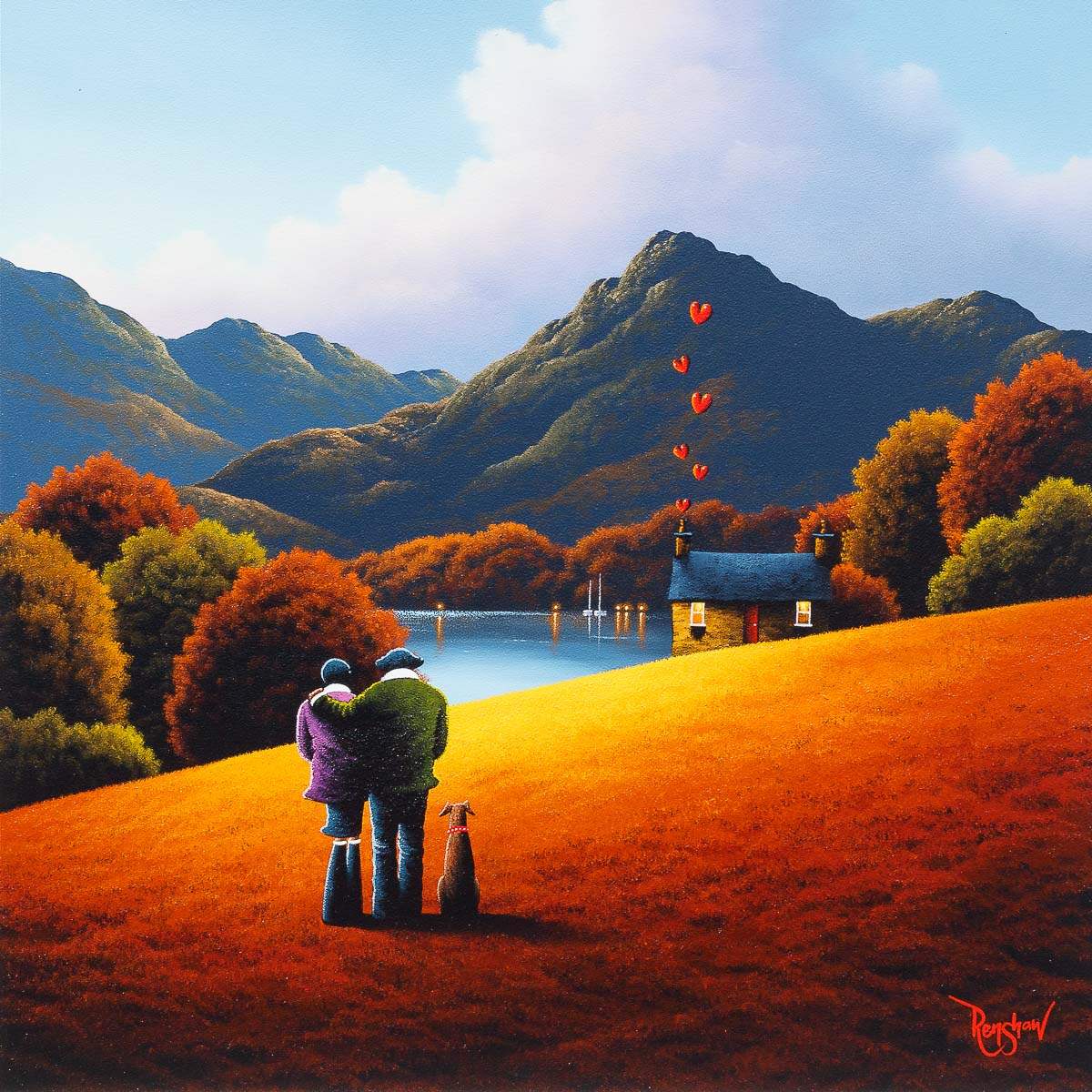 Our Forever Home - Original - SOLD by artist David Renshaw - Wyecliffe Galleries