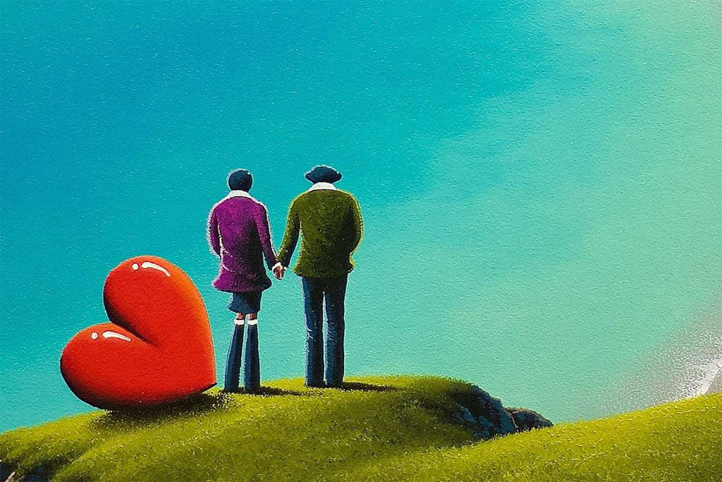 Our Happy Place - Original - SOLD by artist David Renshaw - Wyecliffe Galleries