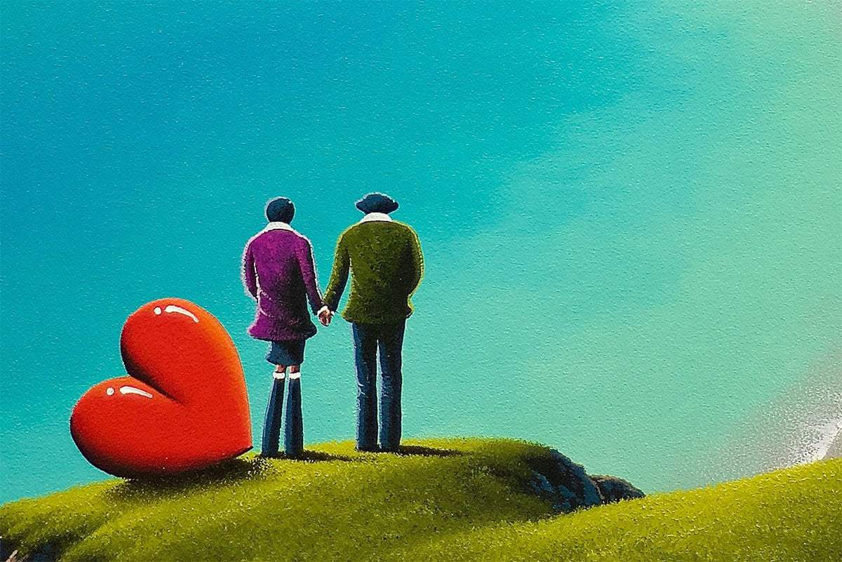 Our Happy Place - Original - SOLD by artist David Renshaw - Wyecliffe Galleries