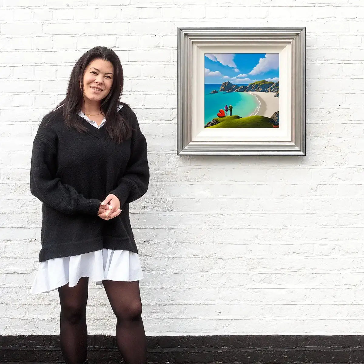 Our Happy Place - Original - SOLD by artist David Renshaw - Wyecliffe Galleries