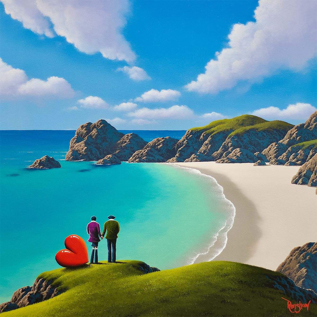 Our Happy Place - Original - SOLD by artist David Renshaw - Wyecliffe Galleries
