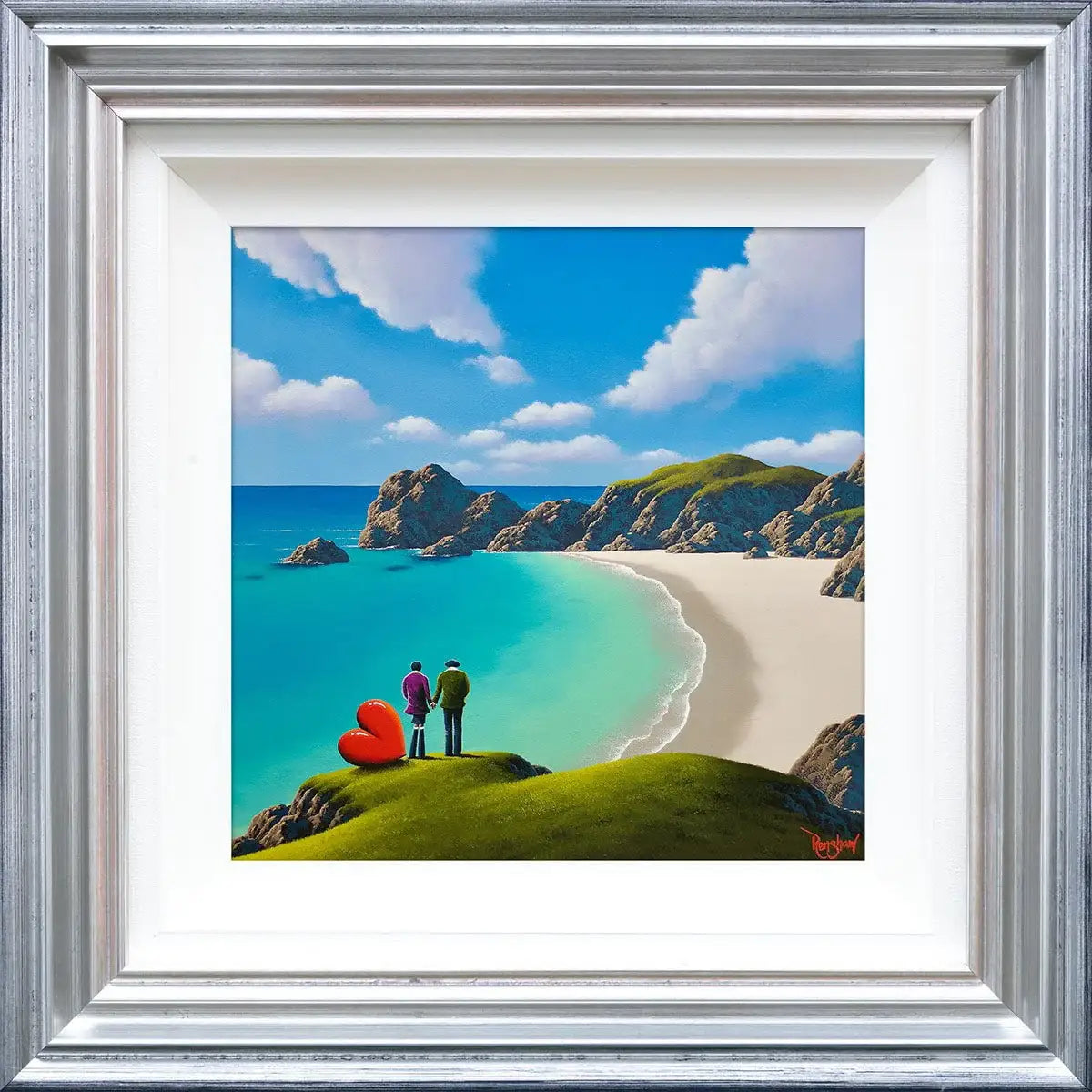 Our Happy Place - Original - SOLD by artist David Renshaw - Wyecliffe Galleries