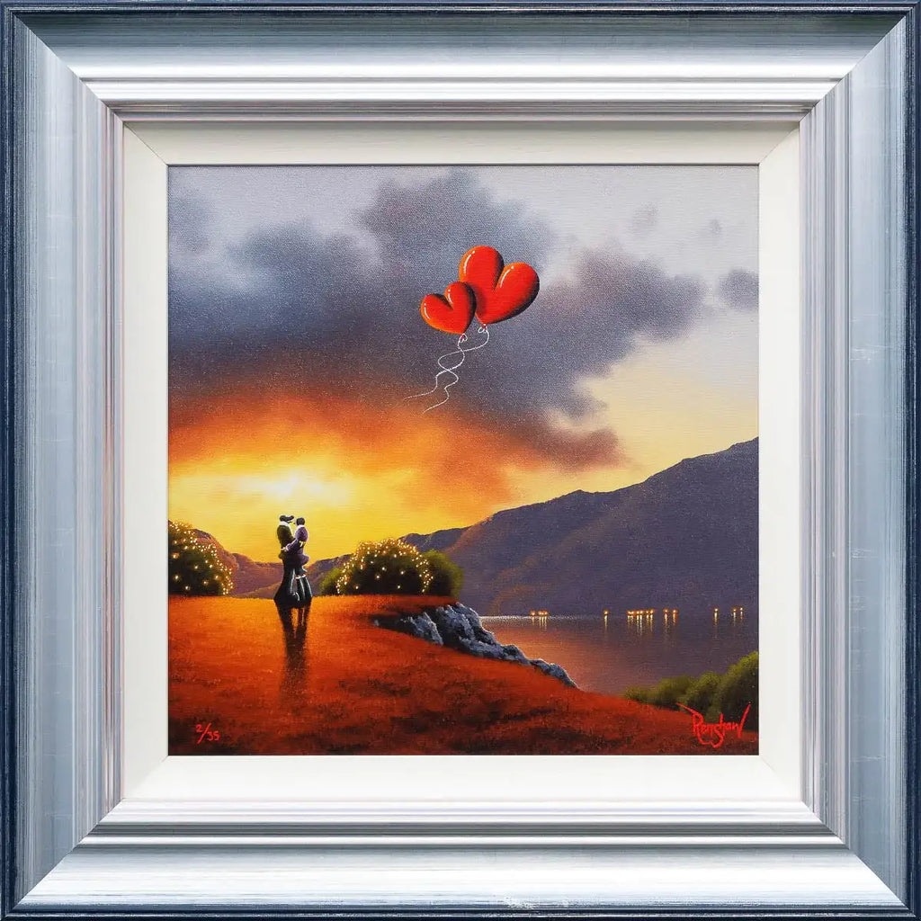 Our Love Flies High - Boutique Edition by artist David Renshaw - Wyecliffe Galleries