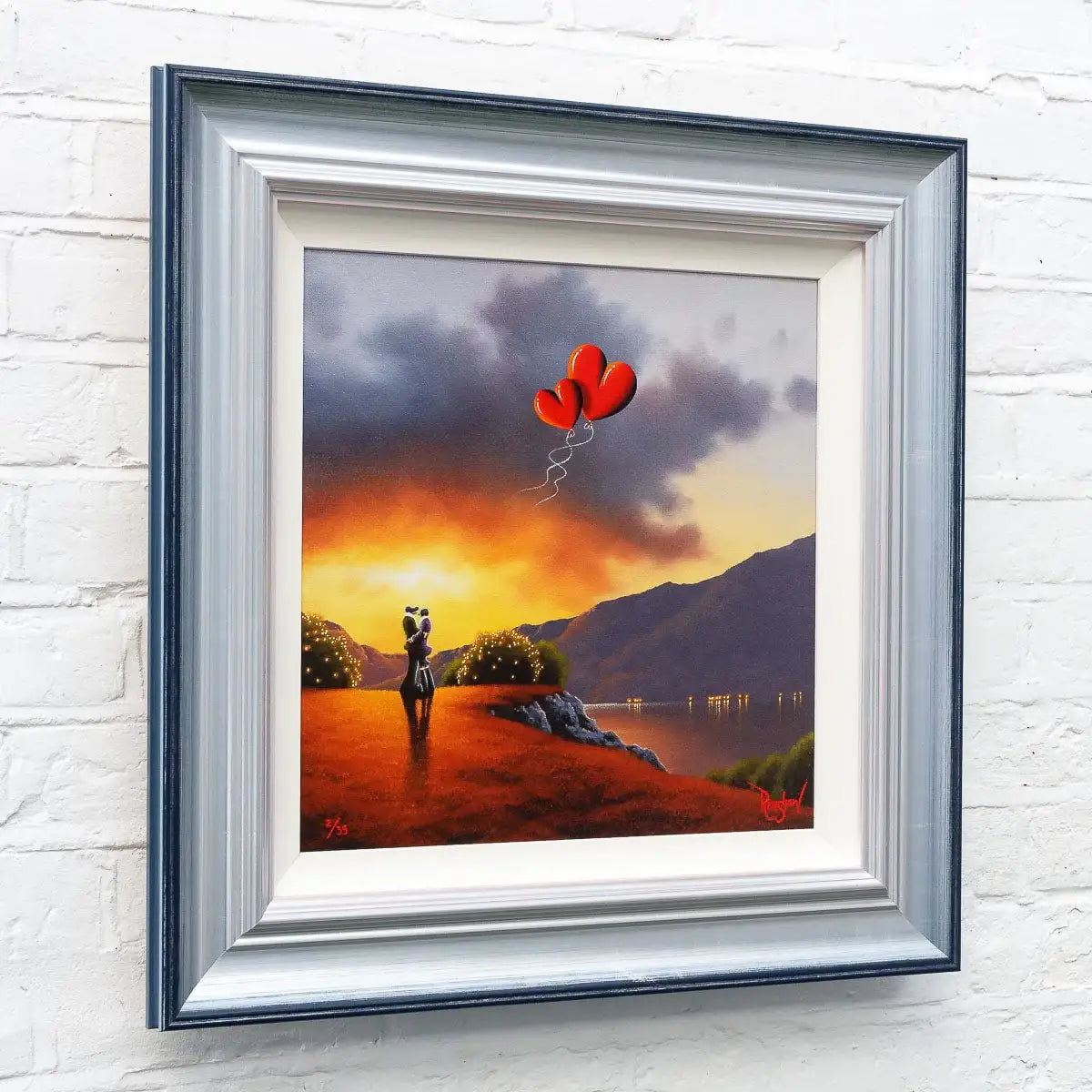 Our Love Flies High - Boutique Edition by artist David Renshaw - Wyecliffe Galleries