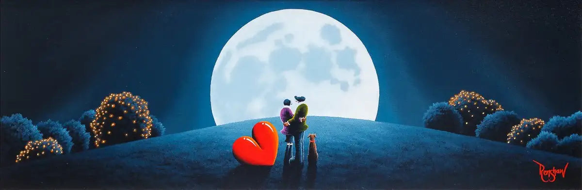 Our Love Grows Bigger and Bigger - Original - SOLD by artist David Renshaw - Wyecliffe Galleries